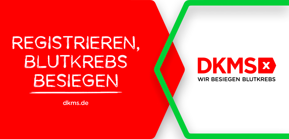 Registrieren, Blutkrebs besiegen, DKMS