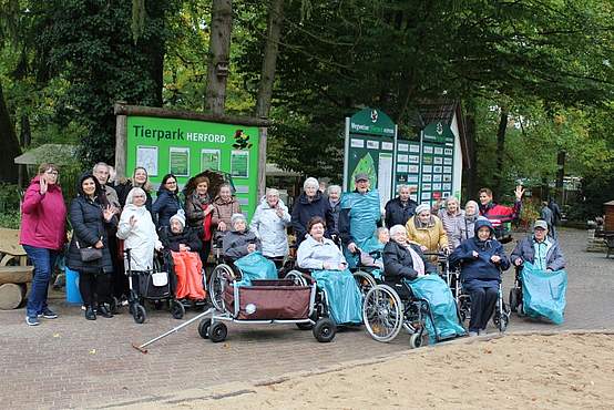 Gruppenbild der Ausflugsgruppe