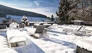 Klinik Wittgenstein von außern mit Schnee