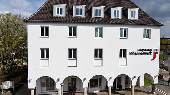 Das Torhaus der Johanneswerk-Verwaltung in Bielefeld