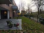 Terasse und Garten der Tagespflege am Käthe-Kollwitz-Haus