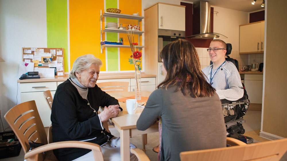 Wohnanlage Gartenstraße Seniorenwohnungen Johanneswerk ambulant Pflegedienst Gütersloh