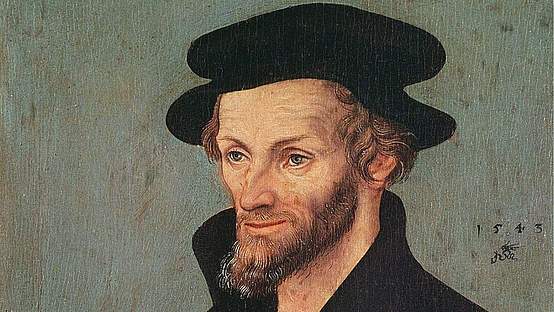 Altes Porträt Philipp Melanchthon