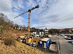 Ein Blick auf die Baustelle in Lüdenscheid